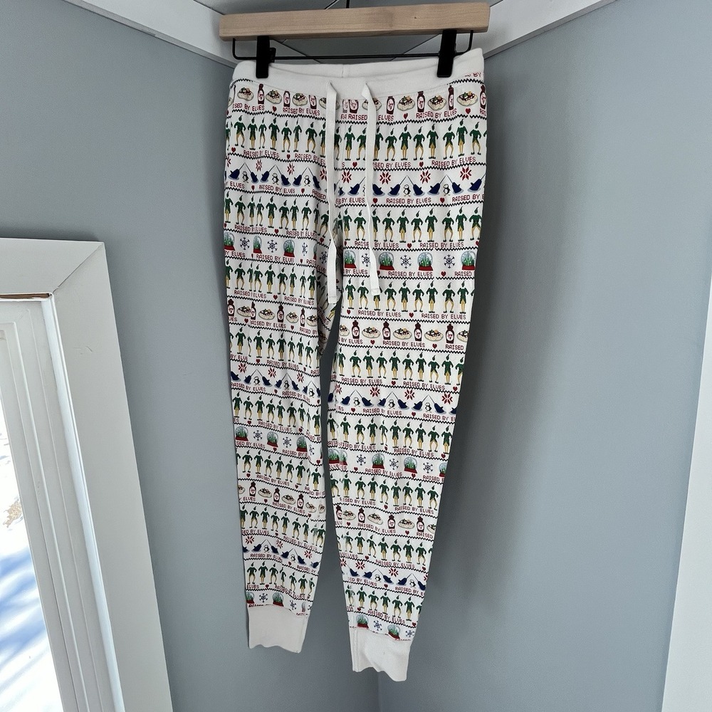 Hanna Andersson Christmas Elf Organic Cotton Jogger‎ Pajama Pants Size Women's S
